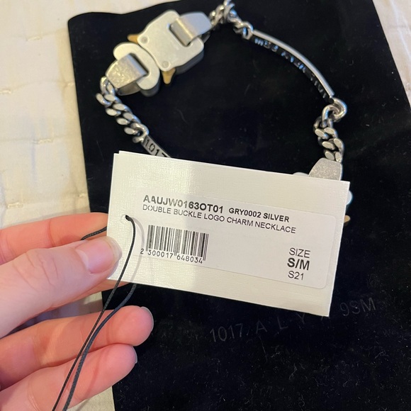 1017 ALYX 9SM Silver Necklace